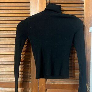 Black Zara Long Sleeve Turtle Neck